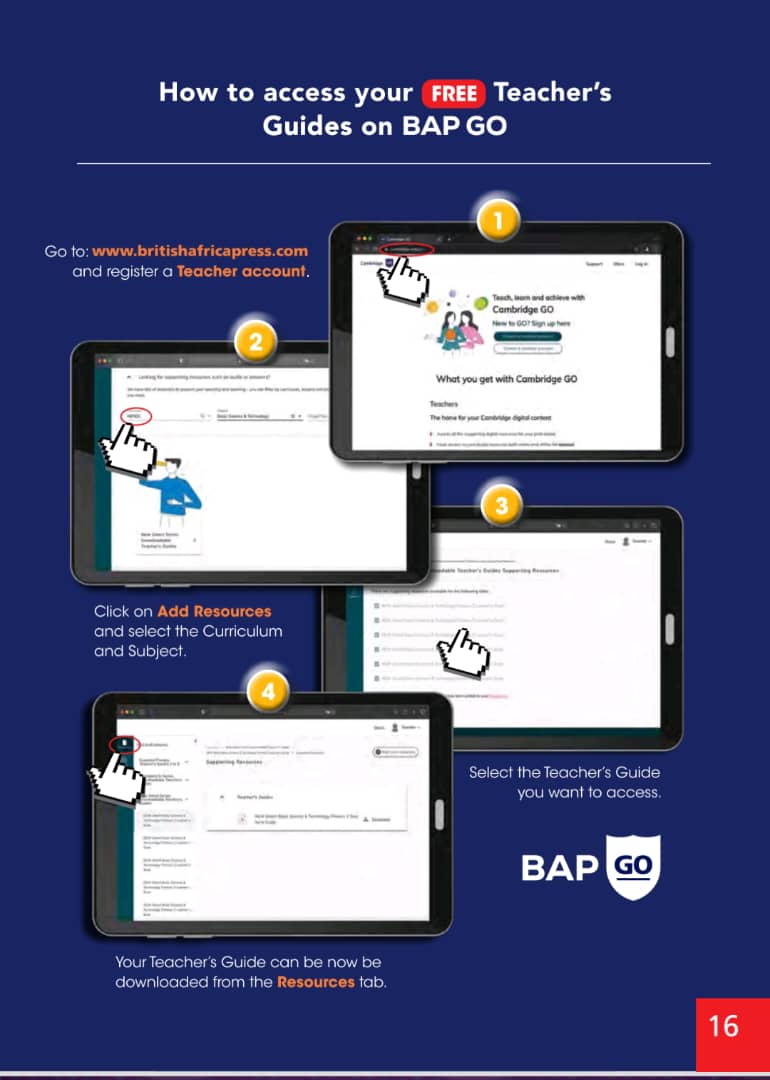 Nigerian students with BAP books